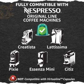 120-count package of Cellini Caffe Cremoso capsules showcasing premium medium roast.