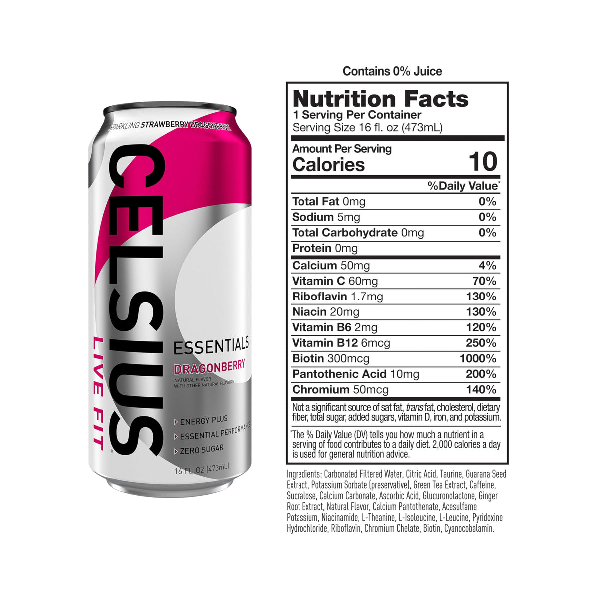 Graphic illustrating CELSIUS Essentials' three essential aminos supporting performance.