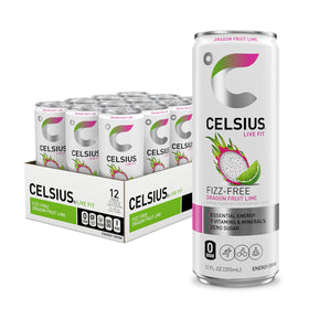 CELSIUS Fizz Free Dragon Fruit Lime can – zero sugar energy for active days