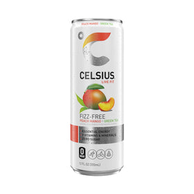 Celsius served on ice shows vibrant color and refreshment.