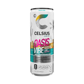 CELSIUS Oasis Vibe 12-pack box emphasizes convenient Essential Energy on the go