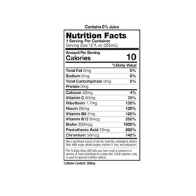 Celsius variety pack back view illustrates convenient twelve-pack for workouts.