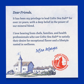 Celtic Sea Salt two-pack packaging for convenient kitchen use.
