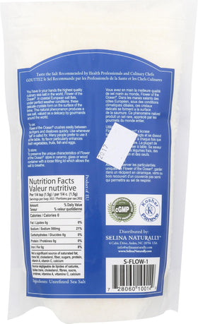 Celtic Sea Salt fleur-de-sel crystals highlight semi-course texture and refined flavor