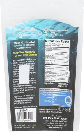 Celtic Sea Salt Makai Pure grinder ready to season with lower sodium.