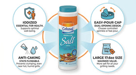 Celusal barbecue salt crunchy crystals boost flavor without overpowering