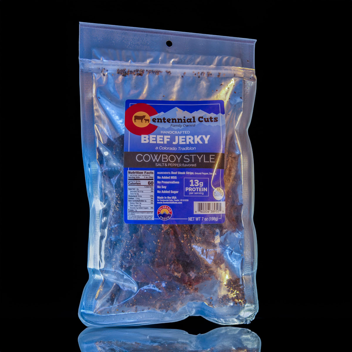 Centennial Cuts Beef Jerky Colorado ranch image highlights family-run heritage and responsible sourcing.