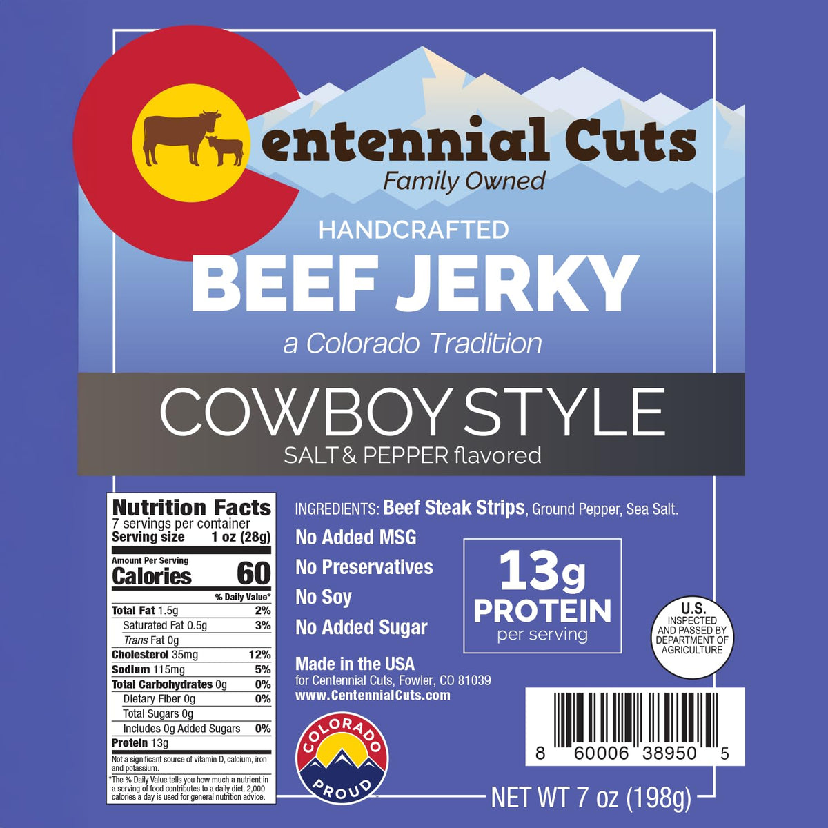 Centennial Cuts Beef Jerky outdoor scene demonstrates long days and adventures fueled by protein.