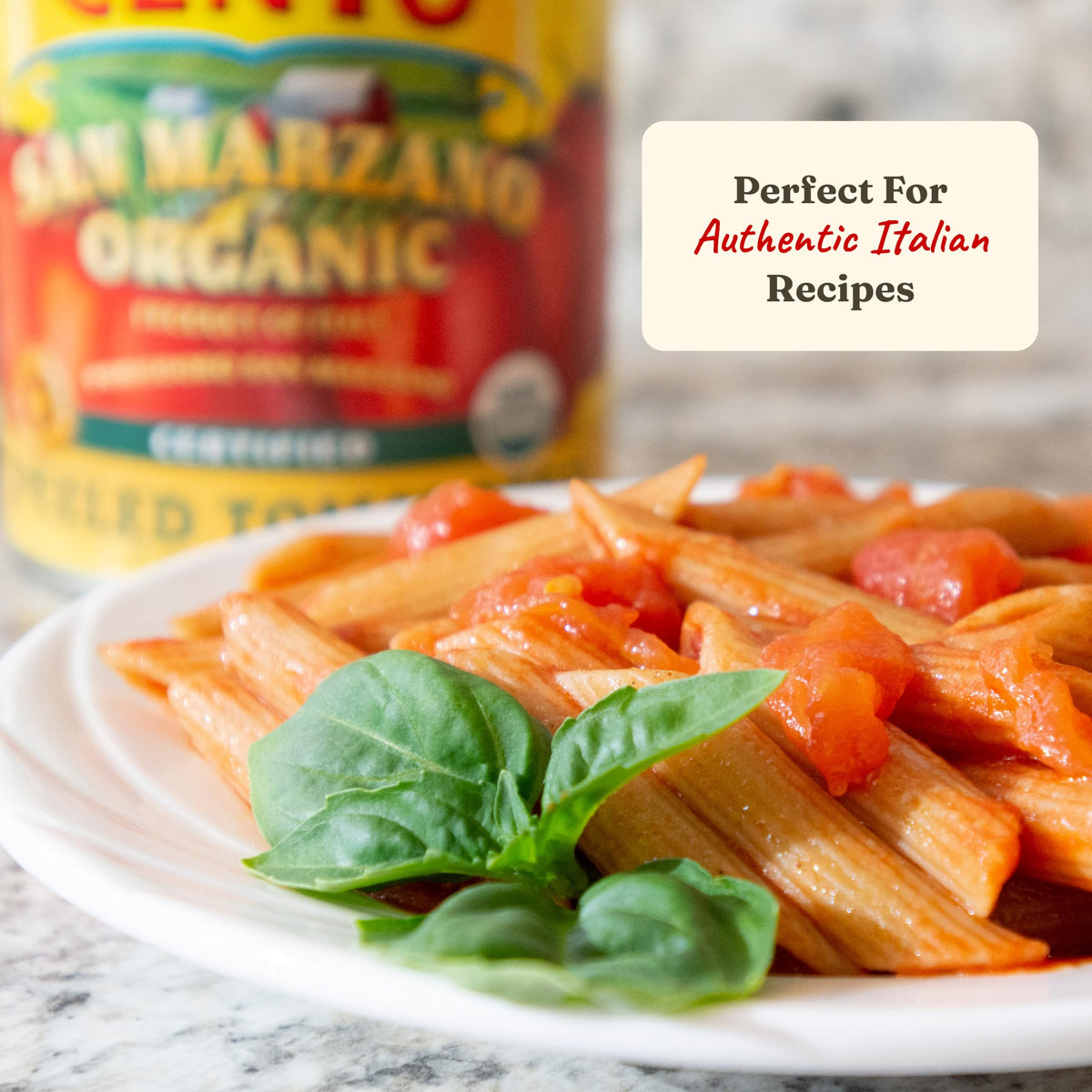 Cento authentic Italian tomato sauce base for home cooking.