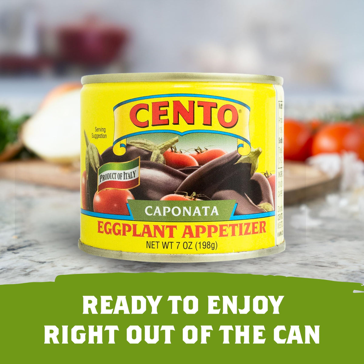 Cento Caponata sandwich topping adds a zesty bite.