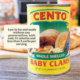 Cento gluten-free clams for allergen-friendly recipes