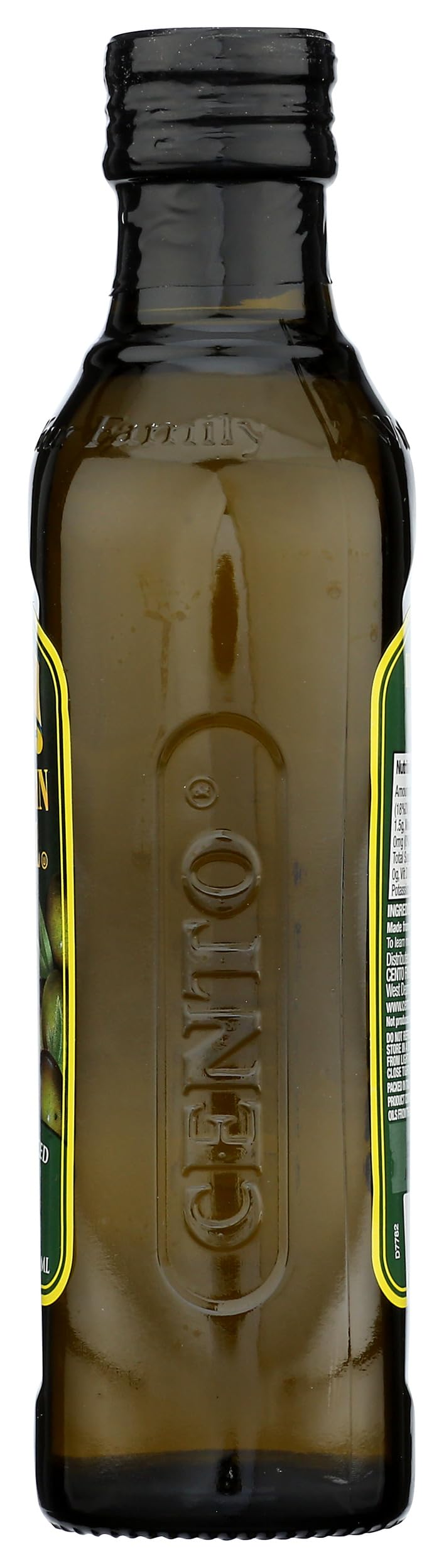 Cento olive oil on stove for quick sautéing and flavor.