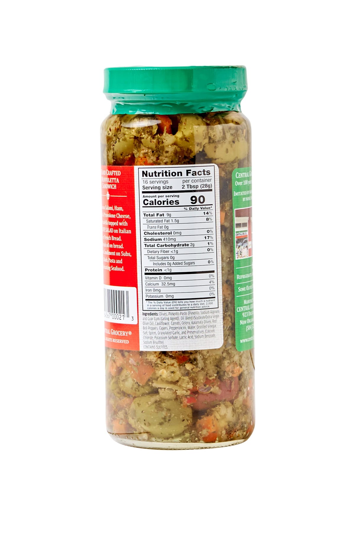 Central Grocery Olive Salad muffuletta assembly with authentic New Orleans flavor