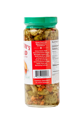 Central Grocery Olive Salad sandwich topping adds savory depth