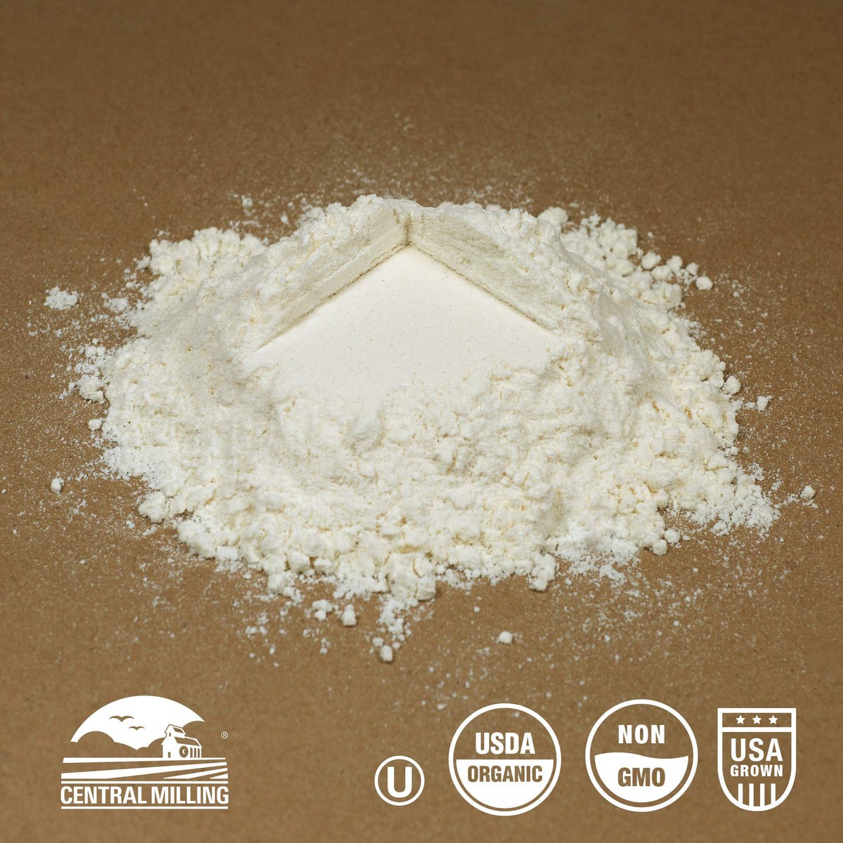 Central Milling organic wheat fields highlighting sustainable sourcing for premium baking.