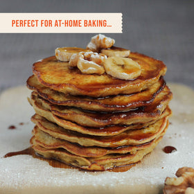 Pancake batter prepared using Central Milling flour for fluffy breakfast