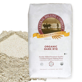 Central Milling rye flour bulk bag for easy storage and baking prep.
