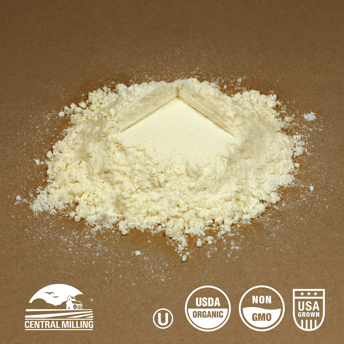 Central Milling organic-wheat-mountain-valleys highlights premium sourcing for richer flavor.