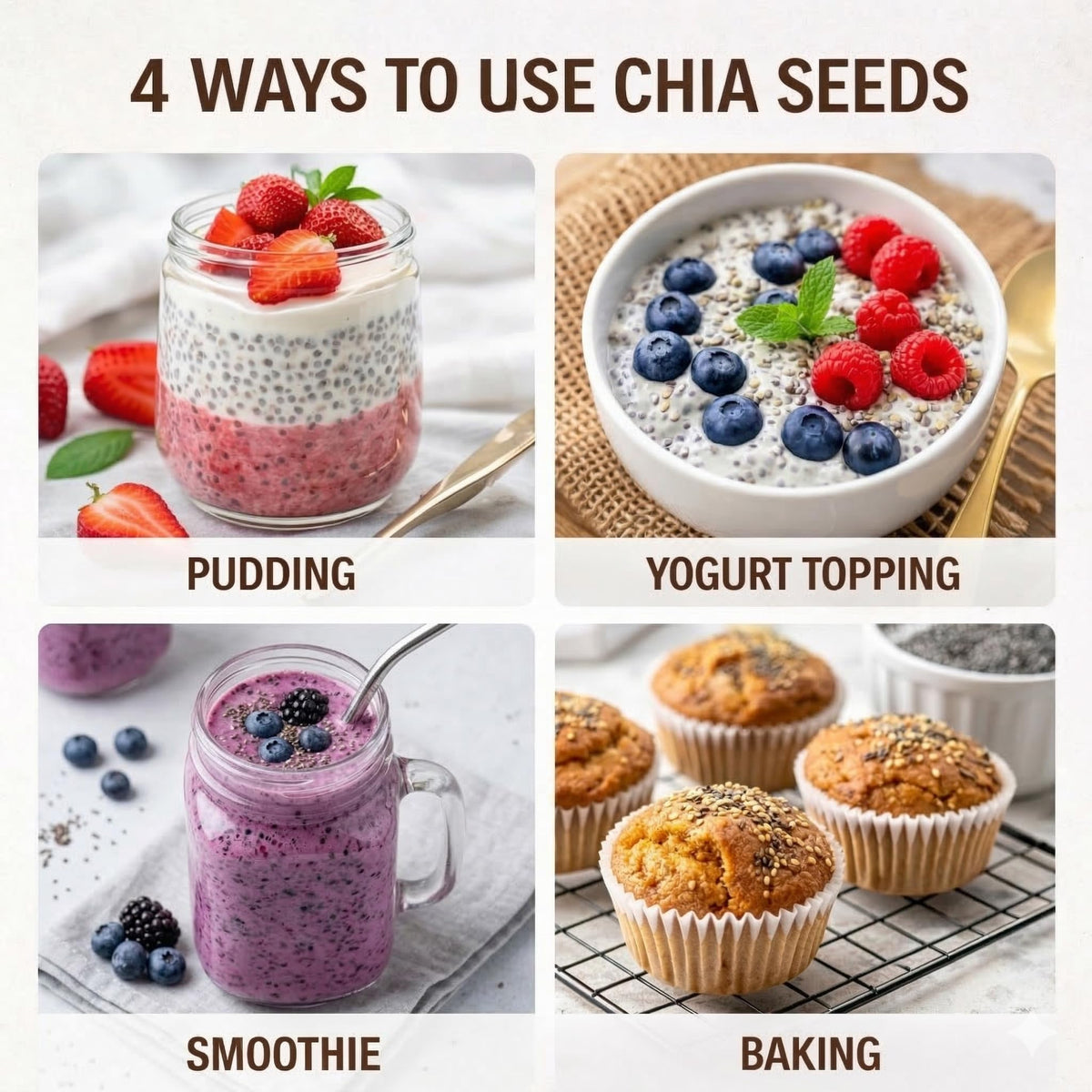 Cereausly Organic label on chia seeds packaging highlights purity