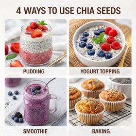 Cereausly Organic label on chia seeds packaging highlights purity