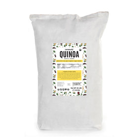 Cereausly Organic White Quinoa bulk bag ready for pantry storage.