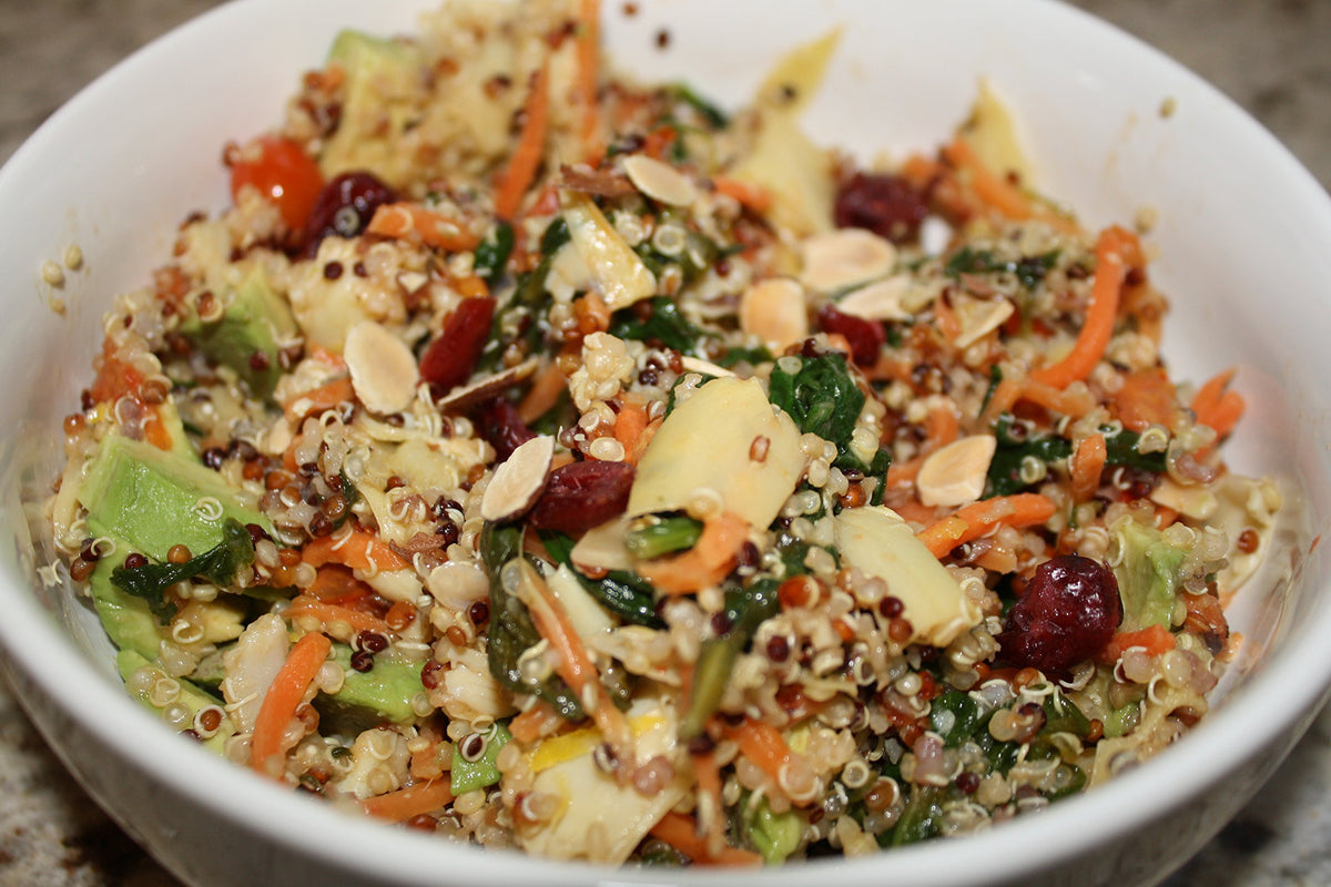 Cereausly quinoa dish in a bowl highlighting texture