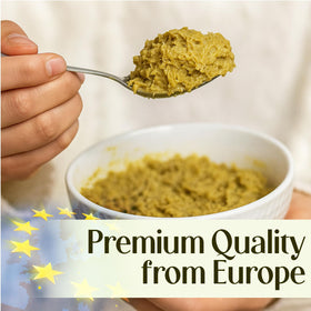 Ceres Gourmet baklava-creation blends crispy kataifi with creamy pistachio for filling acts.