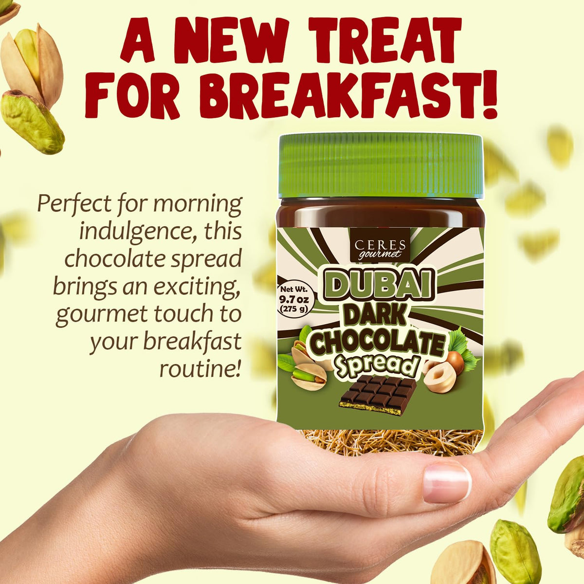 Ceres Gourmet breakfast spread on toast concept