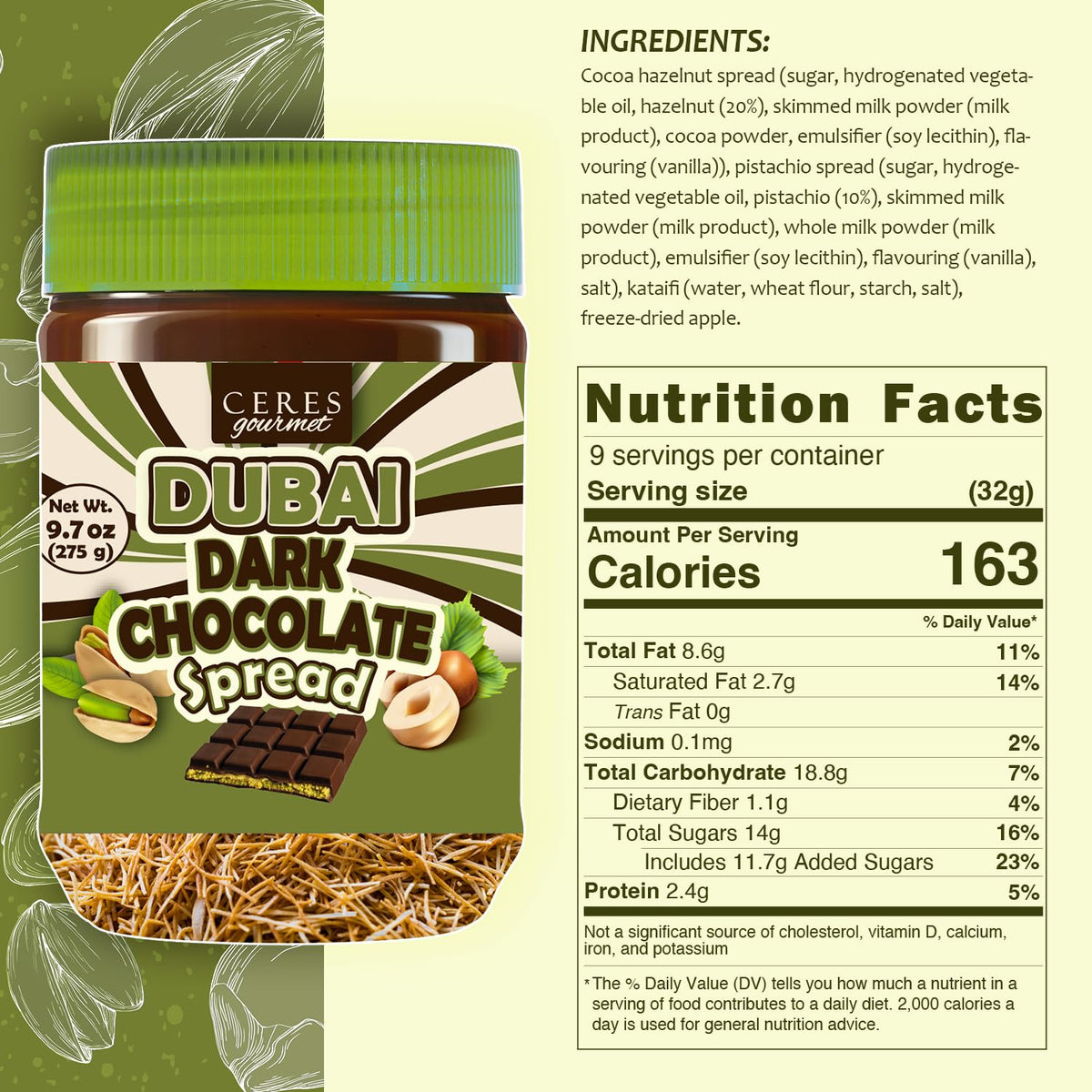 Ceres Gourmet dessert topping layered on parfait