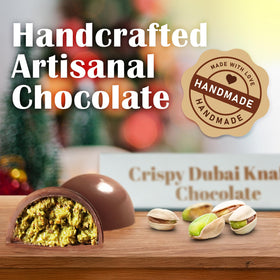 Ceres Gourmet Dubai Pistachio Kunafa Balls close-up reveals pistachio filling and kadayif crunch.