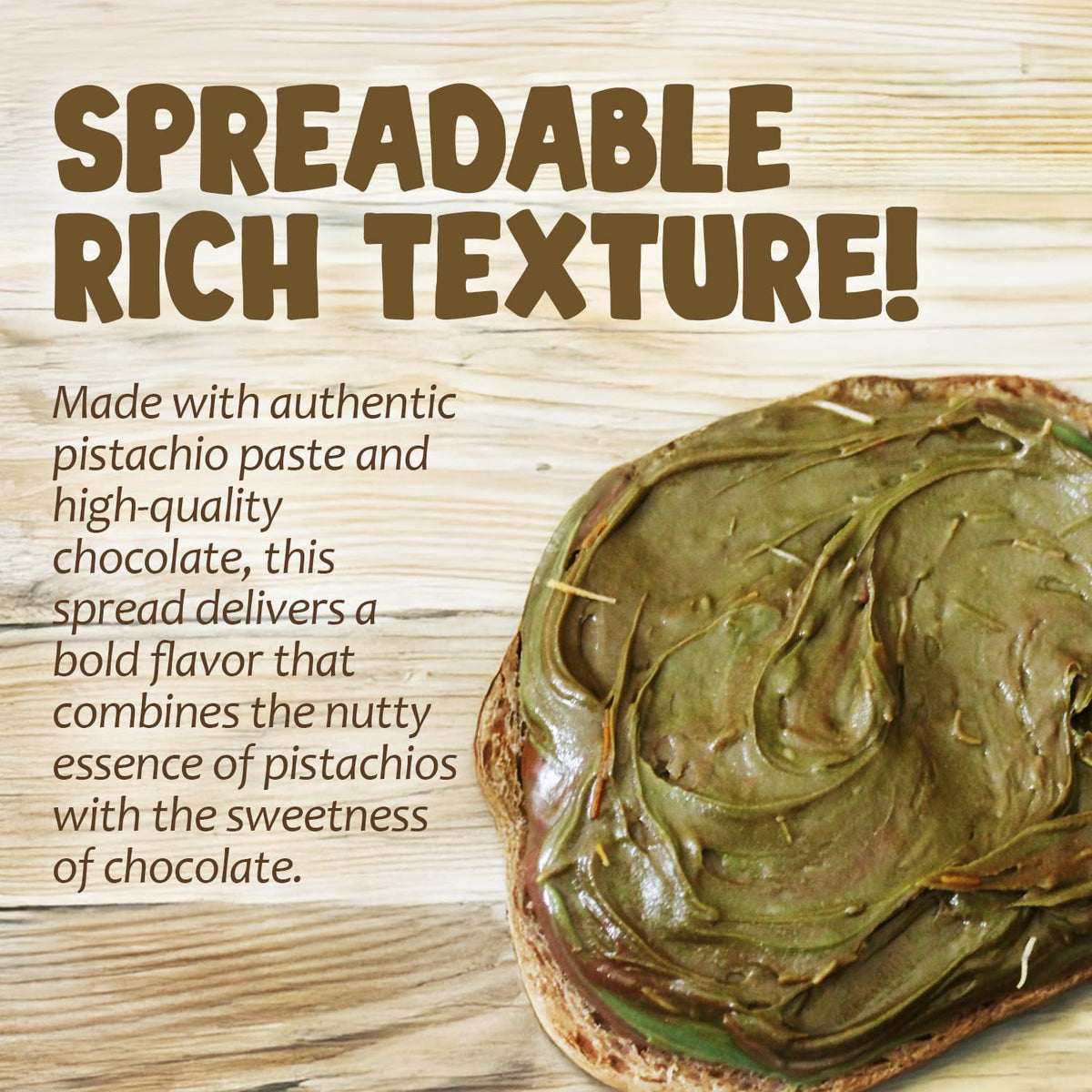 Ceres Gourmet Dubai spread on bread or pastry; versatile breakfast or snack.