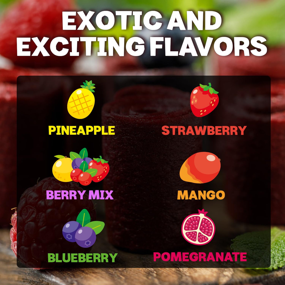 Ceres Gourmet Fruit Leather Pomegranate flavor, gluten-free vegan treat for mindful snacking