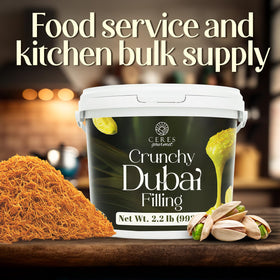 Ceres Gourmet kataifi-crisp-texture close-up highlights flaky crunch for premium desserts.