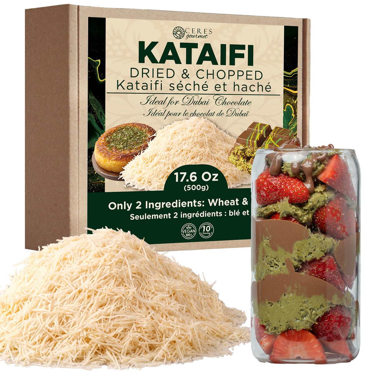 Ceres Gourmet Kataifi dough pack ready to bake for authentic pastries