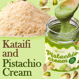 Ceres Gourmet pistachio butter spread jar, creamy topping for pastries.