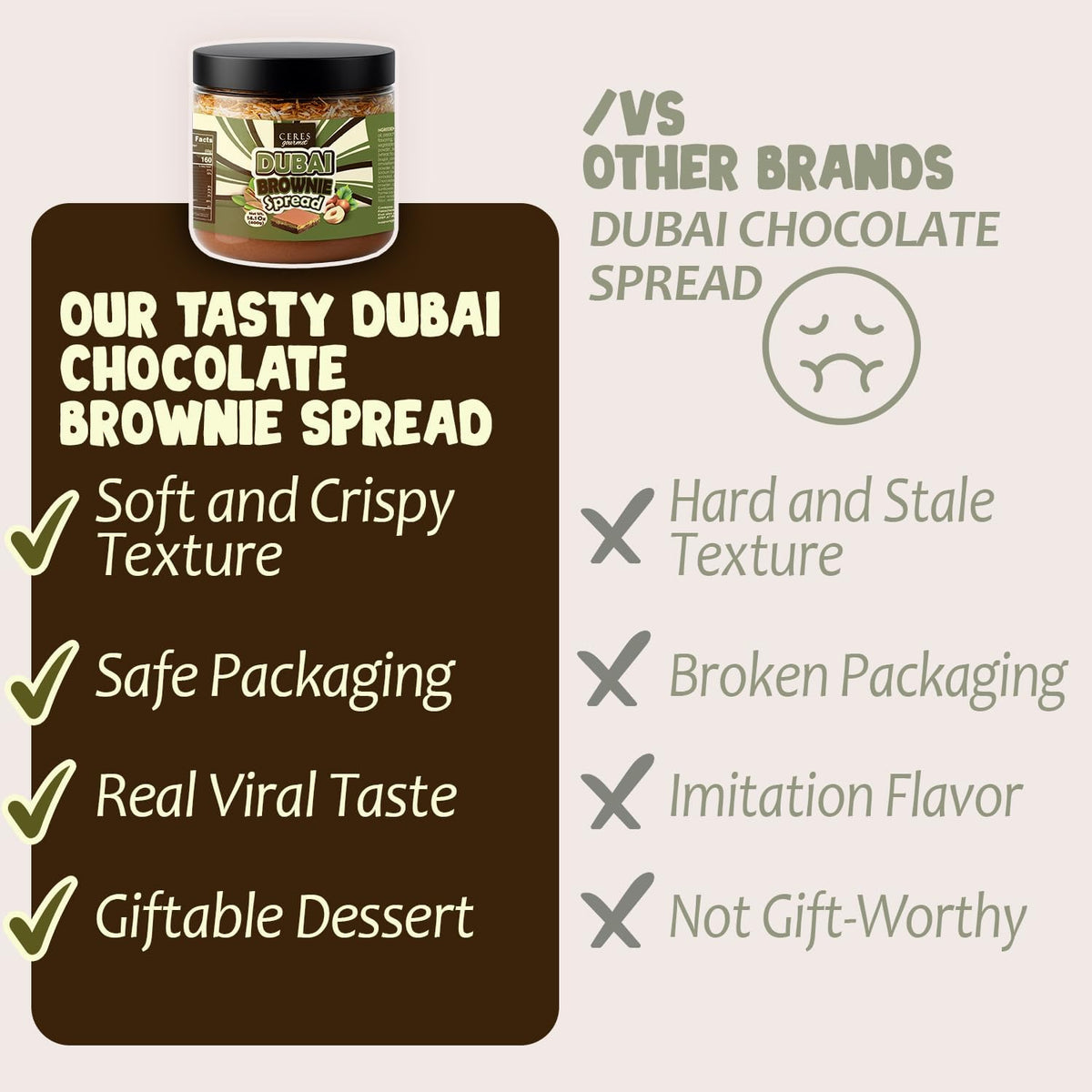 Ceres Gourmet rich chocolate glaze complementing pistachio center for refined dessert look