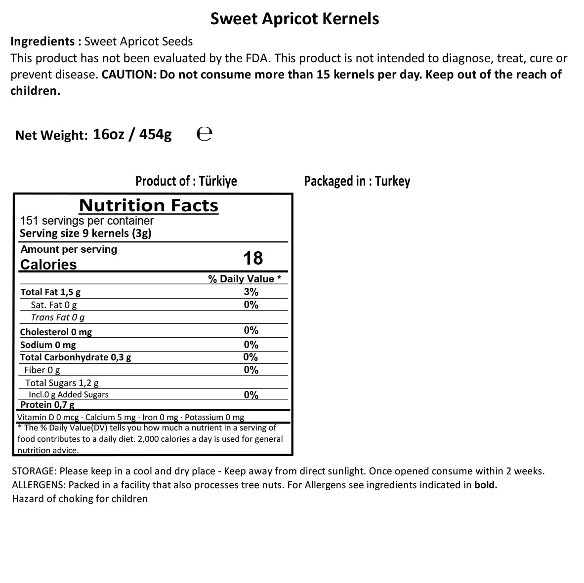 Versatile Çerez Pazarı apricot seeds for smoothies, yogurt, baking, skincare.