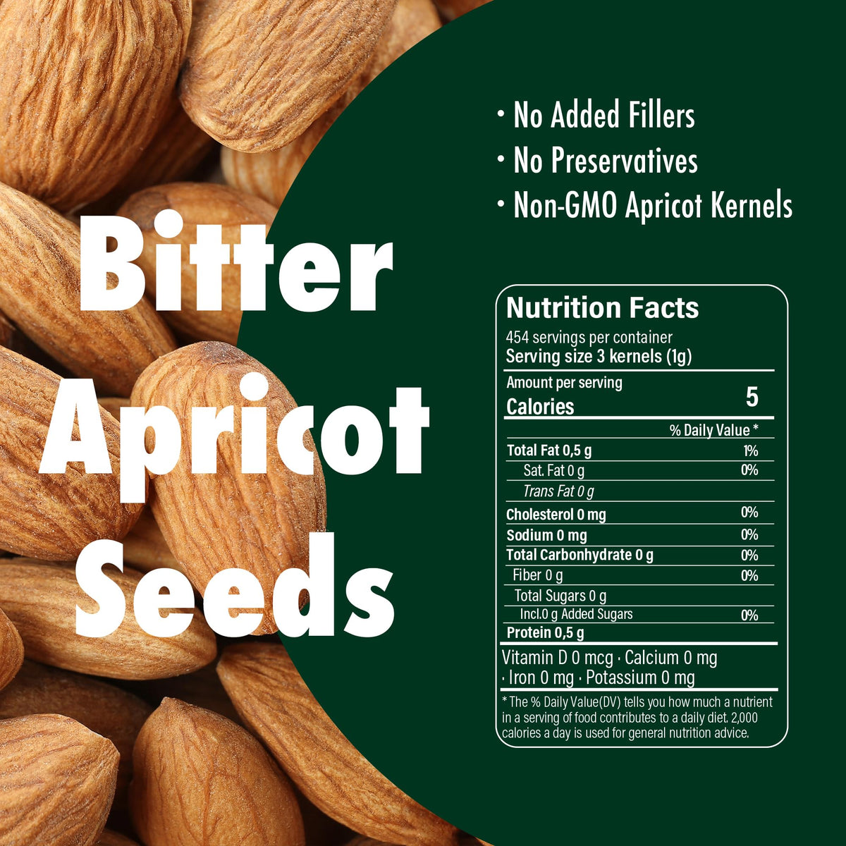 Çerez Pazarı bitter apricot seeds close-up highlighting bitter flavor and nutrient density