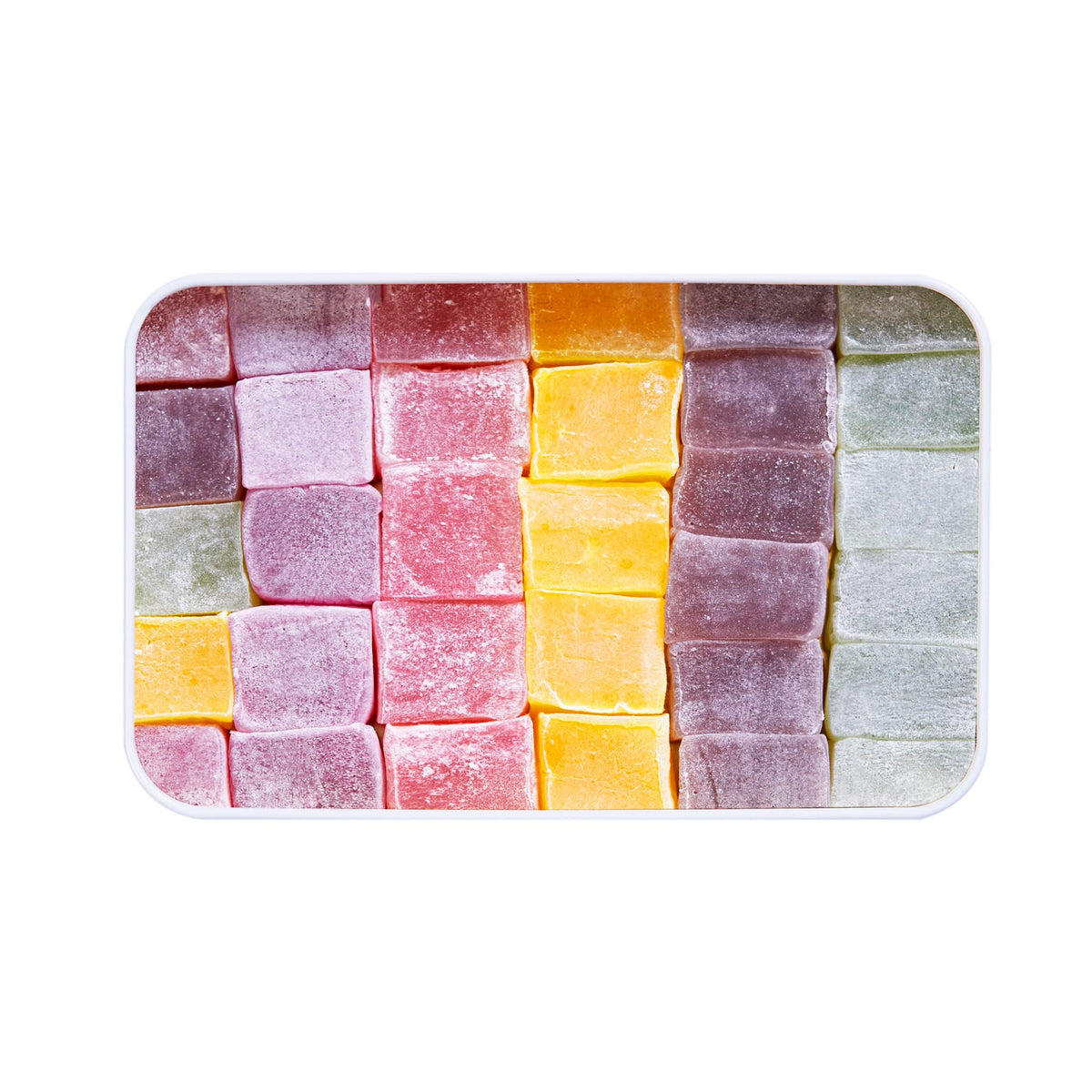Çerez Pazarı five-flavor lokum assortment offers soft, chewy textures.