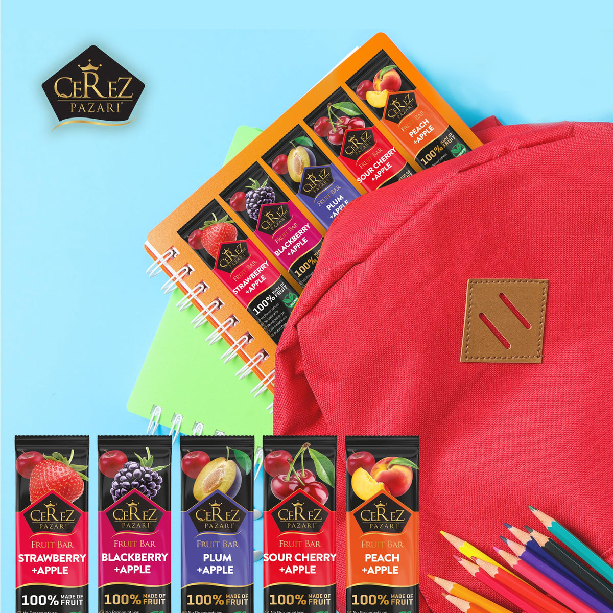 Cerez Pazari plum-flavored fruit leather with smooth texture and natural sweetness.