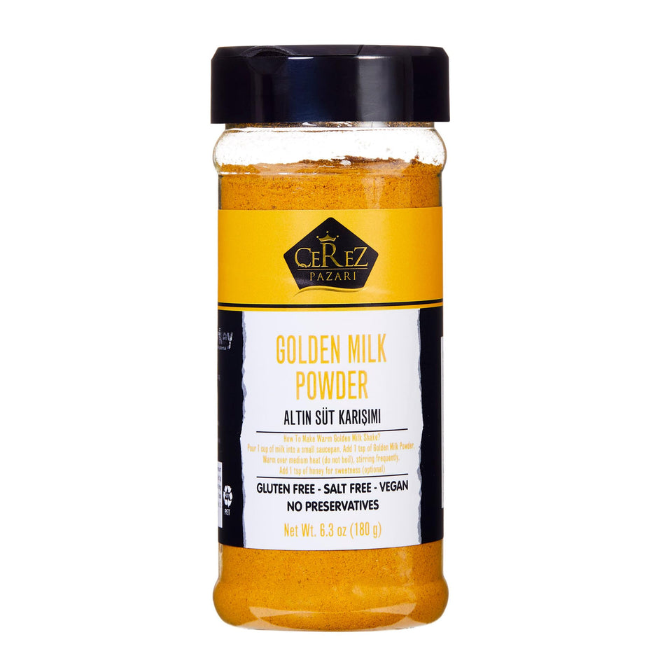 Çerez Pazarı Golden Milk Powder packaging ready for a comforting evening ritual