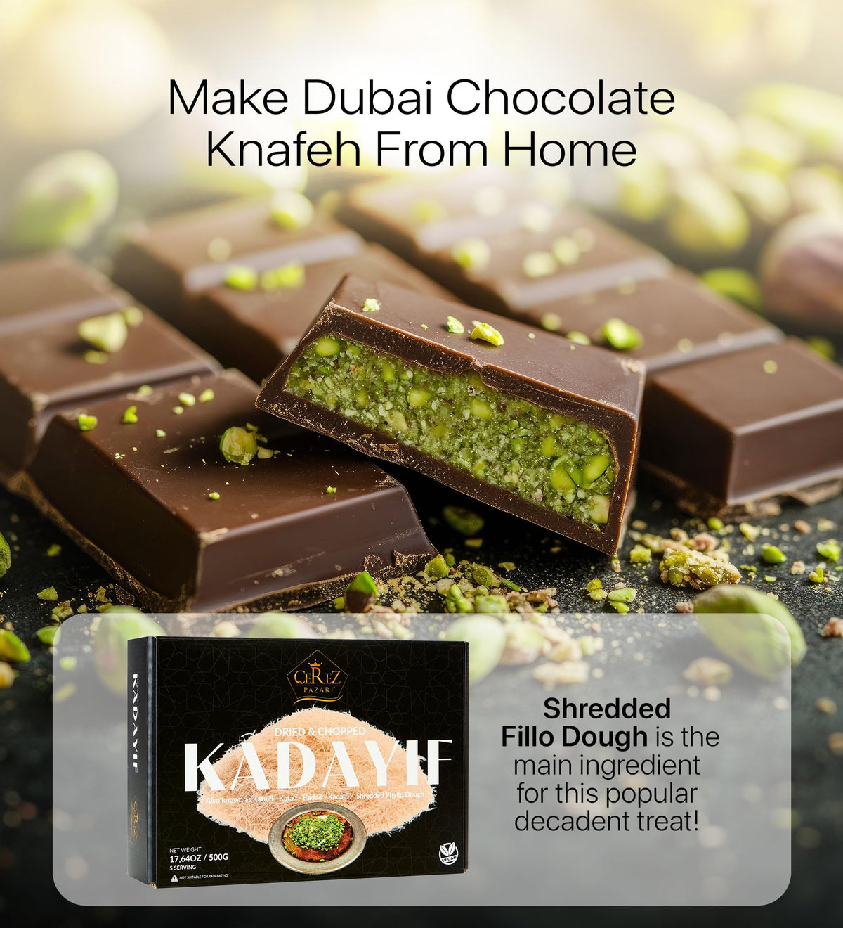 Cerez Pazari kataifi-dough ready-to-use sheets save time.