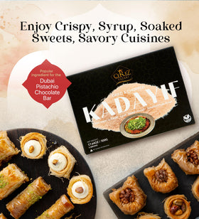 Cerez Pazari kataifi dough supports traditional desserts with crisp, syrup-soaked texture.
