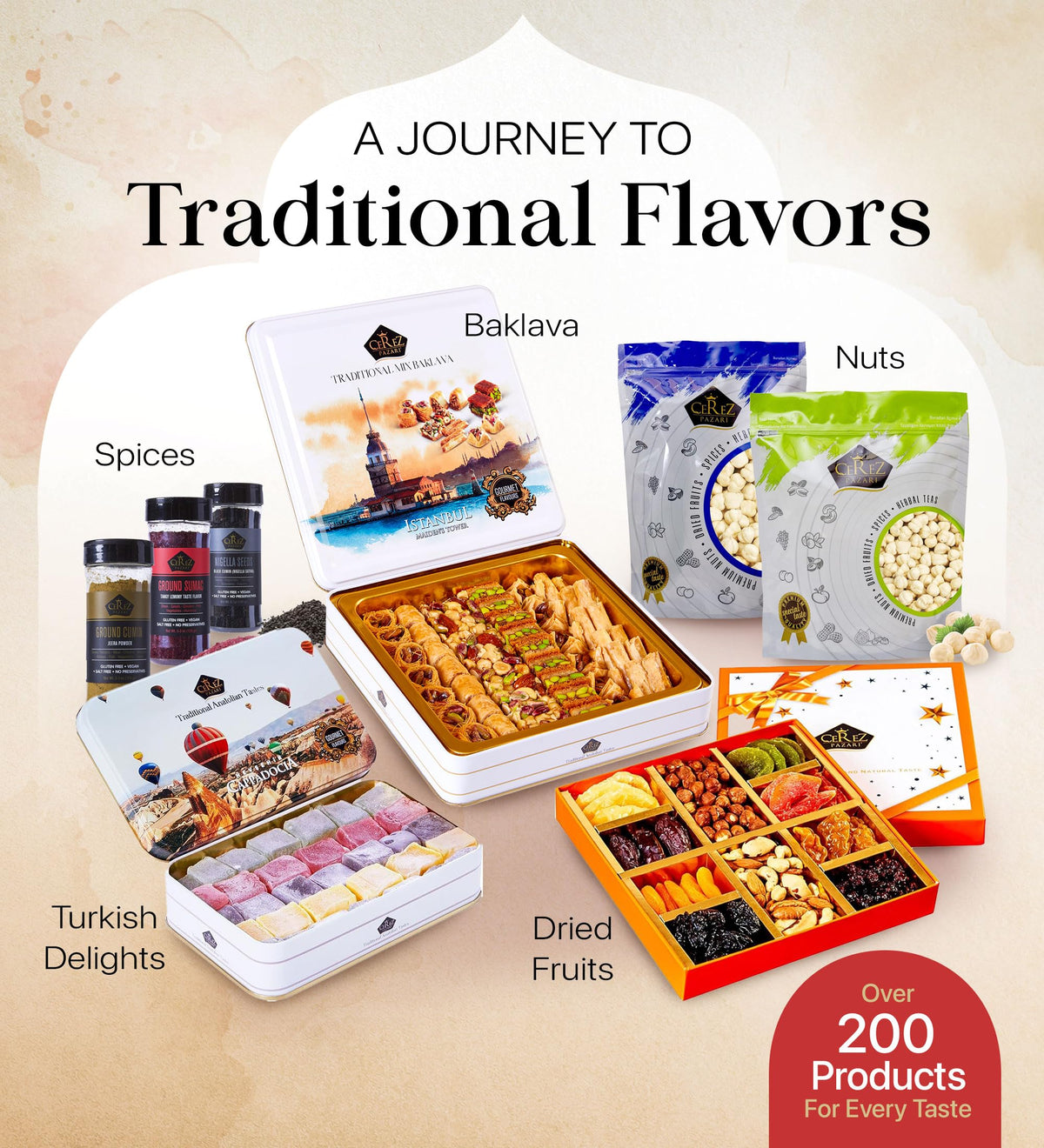 Cerez Pazari Pistachio Balloria Brown presents rich pistachio flavor with a glossy finish.