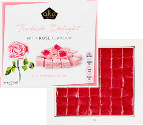 Cerez Pazari rose-flavor lokum, soft and chewy for tea breaks