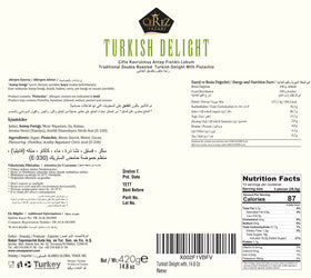 Çerez Pazarı nutrition facts label supports transparent ingredient information.