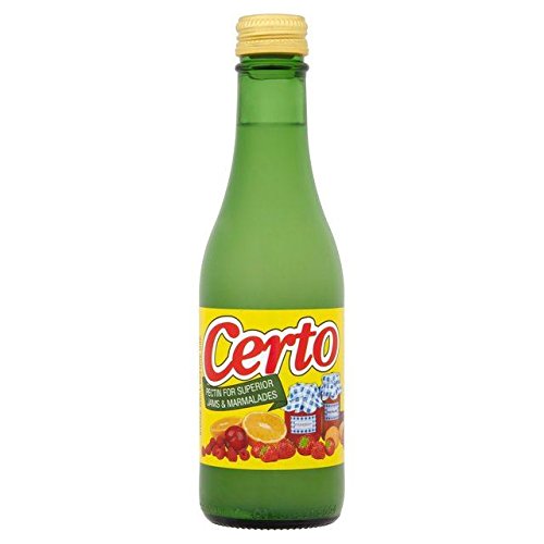 CERTO liquid pectin bottle pour for smooth, glossy jams.