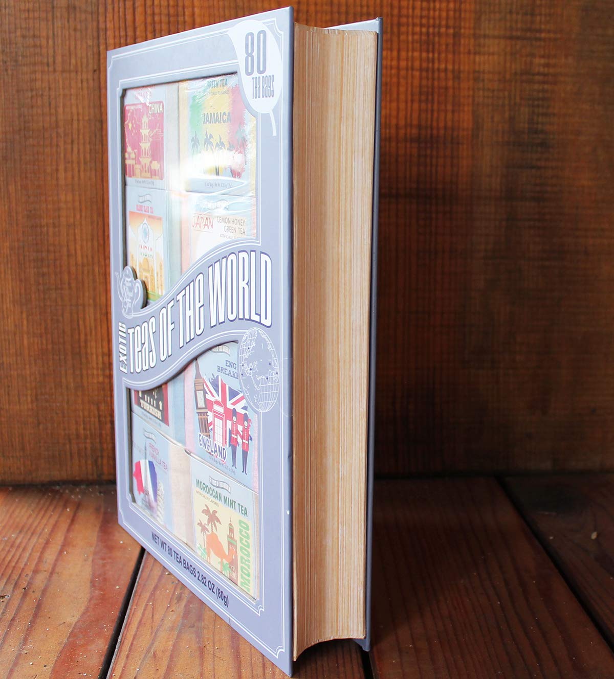 Ceylon Royal Tea 80-count tea bags arranged for convenient tasting.