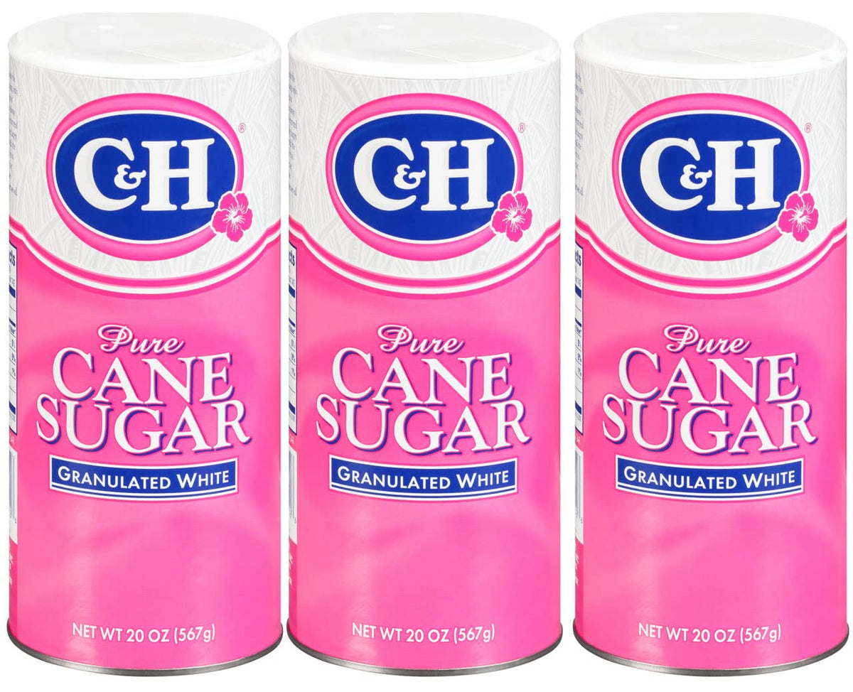 C&amp;H Granulated Sugar canister pour for mess-free dispensing