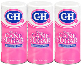 C&amp;H Granulated Sugar canister pour for mess-free dispensing
